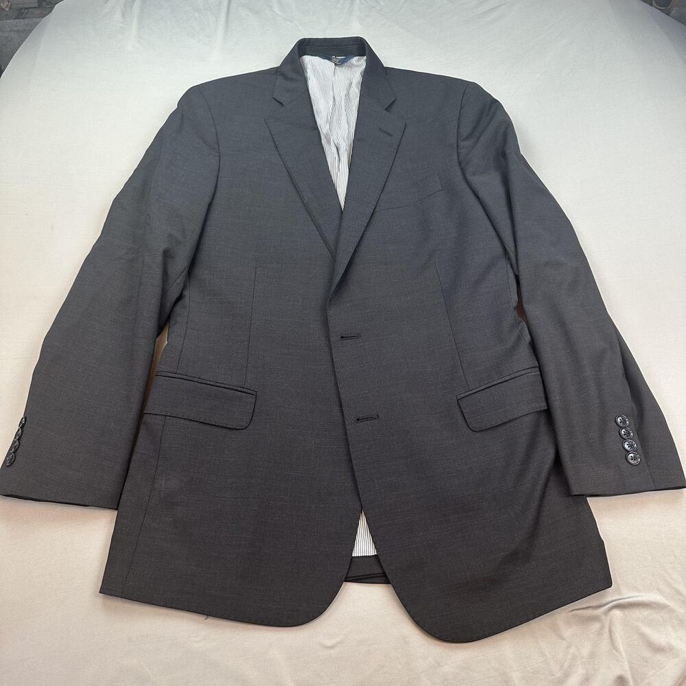 Brooks Brothers 346 Sport Coat Mens 40R Charcoal Explorer Fitzgerald Fit Wool